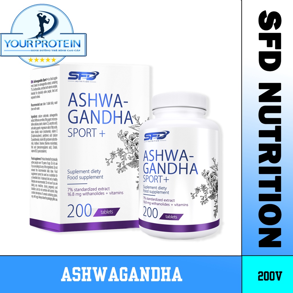 SFD Ashwagandha Sport 200 Viên - Thần dược cho Nam giới