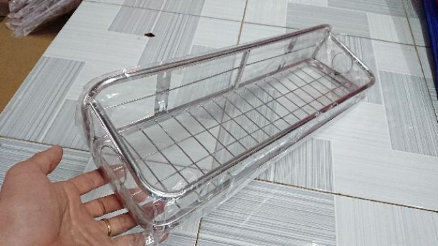 Kệ inox để xà bông hoặc hủ gia vị