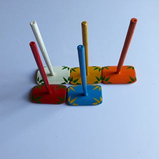 Bộ 10 chân đế đơn đủ màu (chưa có chuồn chuồn tre)