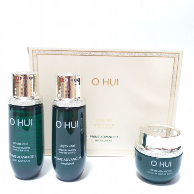 Set Dưỡng Trắng Căng Bóng Da Chống Lão Hóa OHUI Phyto Vital Prime Advancer (3 sản phẩm)