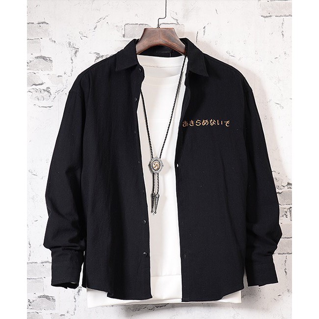 ÁO KHOÁC sơ mi unisex vải kate from rộng CAT + ẢNH THẬT🐈 | BigBuy360 - bigbuy360.vn