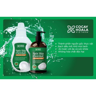 Nước rửa chén bát Organic Home - Sức mạnh tẩy rửa từ thiên nhiên - Không chỉ sạch mà còn an toàn - COCAYHOALA