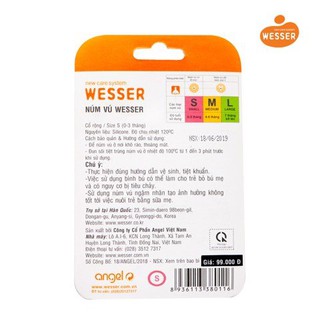 Núm Ty Wesser Cổ Rộng Siêu Mềm Size S/M/L (Có bán lẻ 1 chiếc)