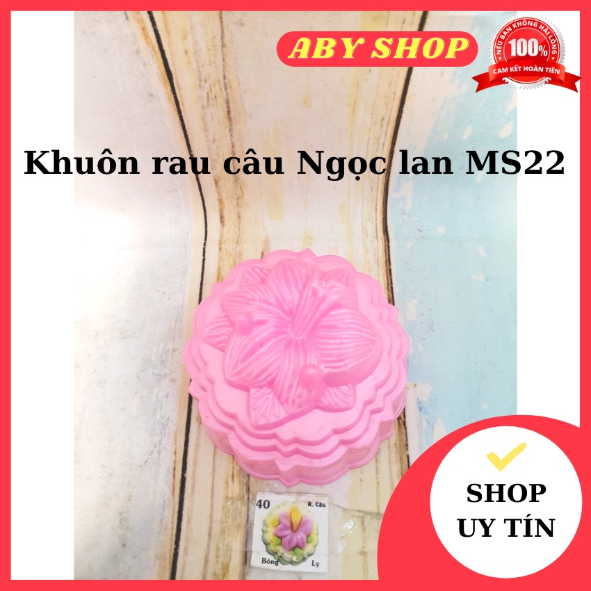 Khuôn rau câu Ngọc lan MS40⚡ HÀNG LOẠI 1 ⚡ khuôn làm rau câu giúp bạn làm được những chiếc bánh đẹp