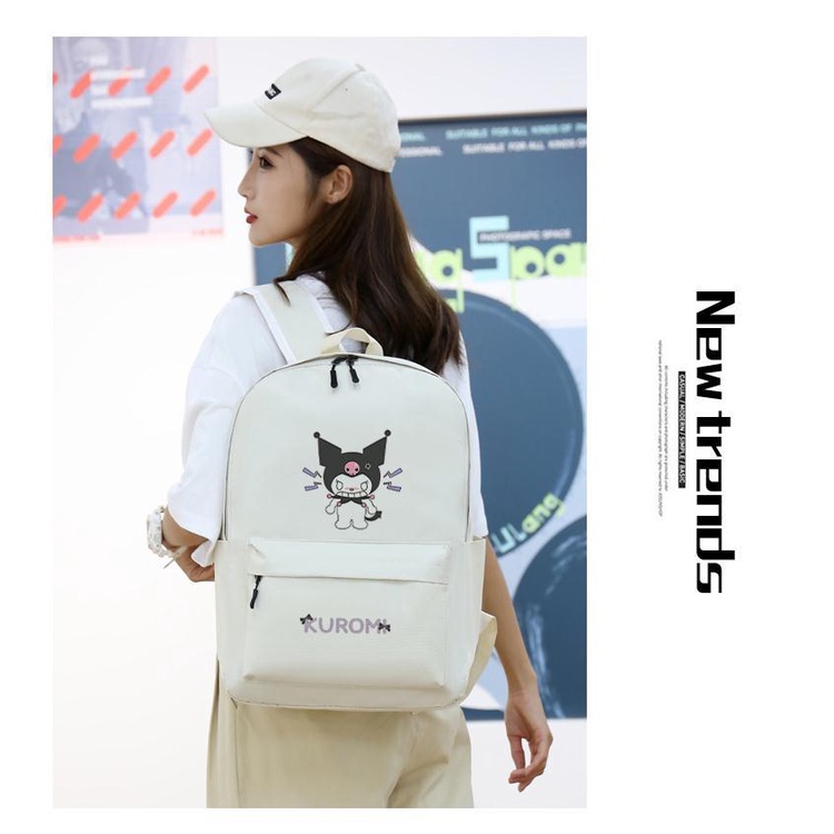Balo đi học Gavinbrown Yichen in hình Kuromi thời trang Harajuku đáng yêu cho bé gái