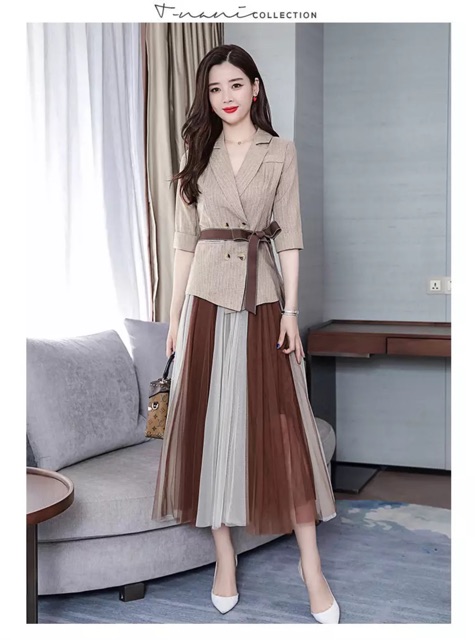 Chân váy lưới tutu phối màu Mới | BigBuy360 - bigbuy360.vn