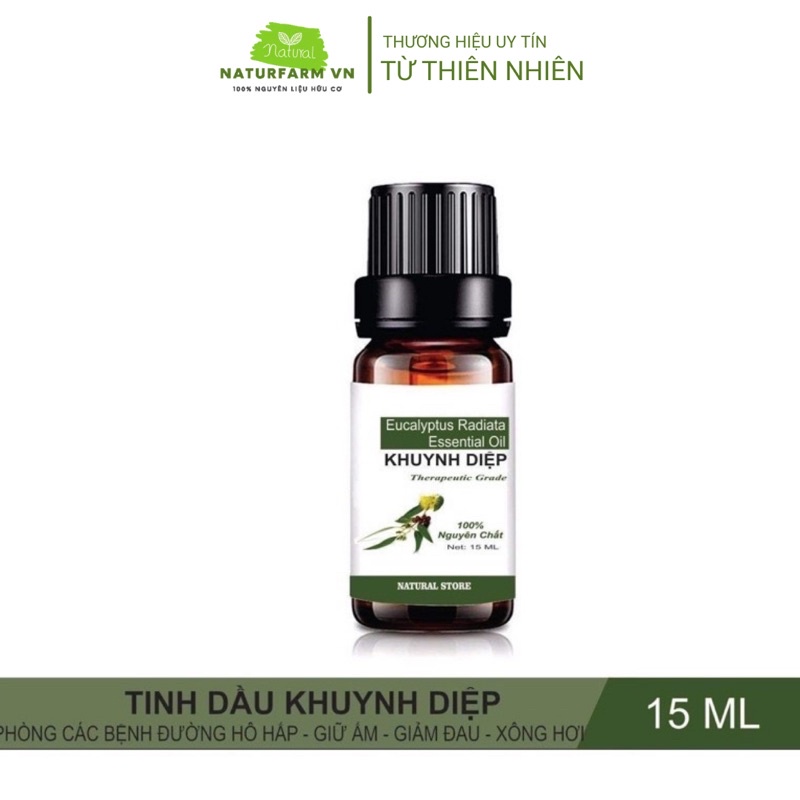 Tinh Dầu Khuynh Diệp [ 15ML ] Organic Eucalyptus Radiata Essential Oil