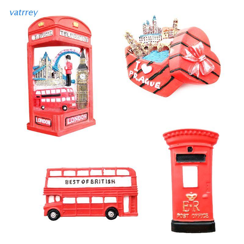 VA 3D Resin Fridge Magnet London Tourist Souvenir Gift Refrigerator Magnetic Decals Sticker DIY Home Decoration – – top1shop