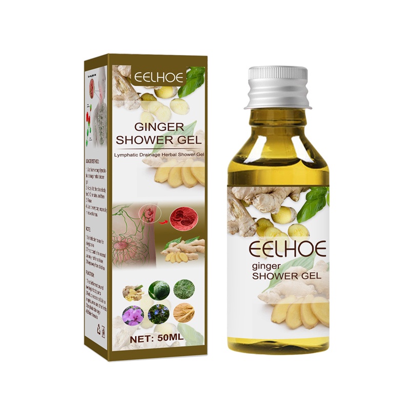 Gel Tắm Thảo Dược Gừng Tẩy Tế Bào Chết Làm Trẻ Hóa Da 50ml