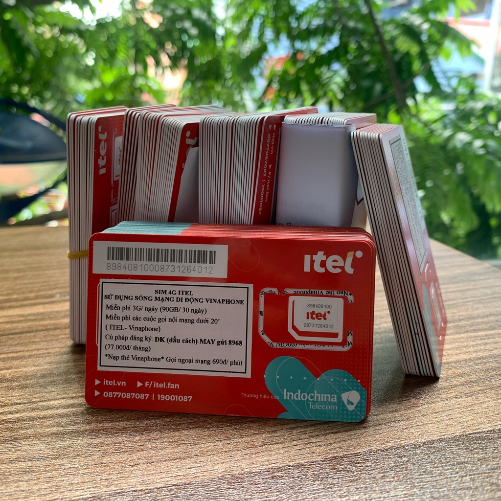 SIM 4G Itelecom Chuyên Dụng Để Vào Mạng 3GB/Ngày & Gọi Nội Mạng Vinaphone Miễn Phí