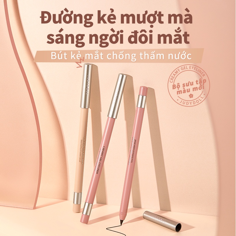 Chì kẻ mắt JUDYDOLL dạng kem gel chống thấm nước chống nhòe cao cấp 0.6g