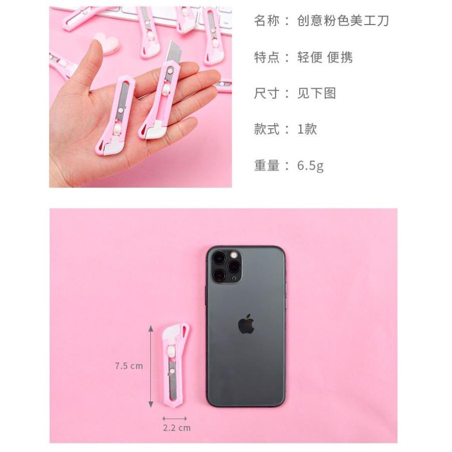 Dao dọc dấy mini màu hồng H123