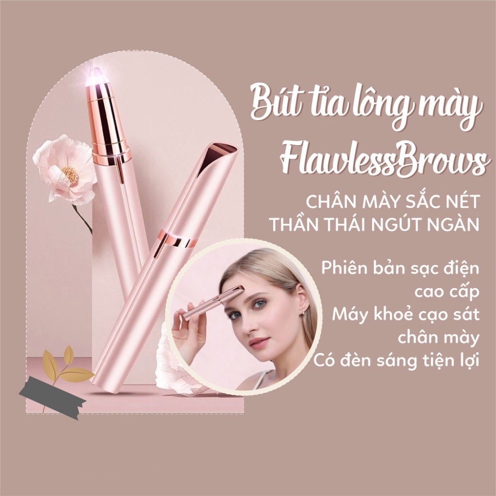Bút Tỉa Lông Mày Sạc Tích Điện Cao Cấp - Bút Tỉa Lông Mày Thẩm Mỹ Cho Phái Đẹp