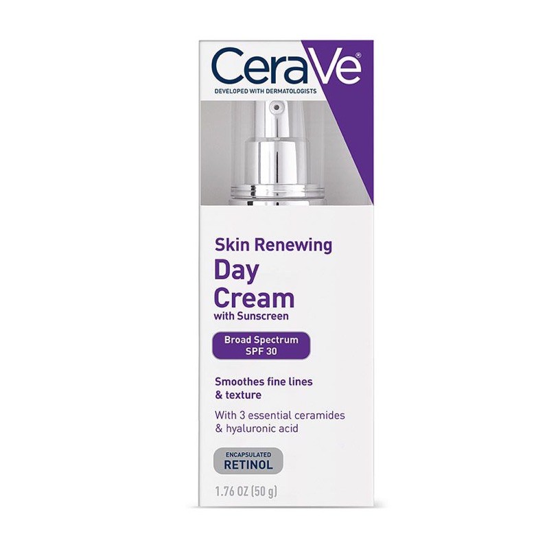Kem dưỡng ngày chống lão hoá Cerave Skin Renewing Day Cream SPF30- (50g)