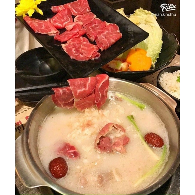 Bắp bò hoa mềm ngon nhúng lẩu trộn gỏi 1kg