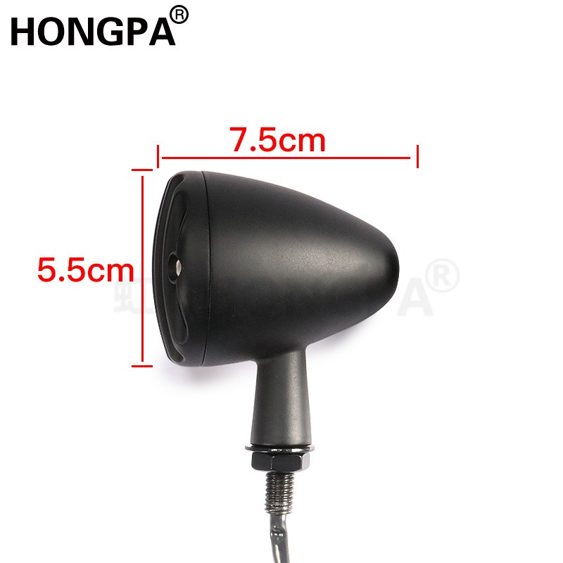 Cặp đèn xi nhan led hình viên đạn dành cho Yamaha Honda Suzuki Cafe Racer Bobber Chopper