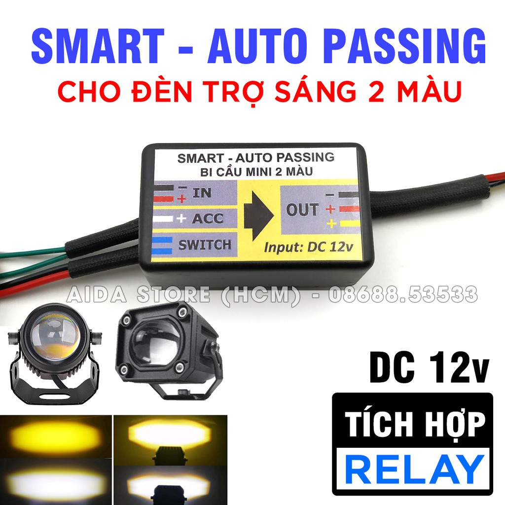 Mạch Smart Auto Passing (SAP) with Relay cho đèn trợ sáng