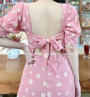 Váy buộc nơ lưng