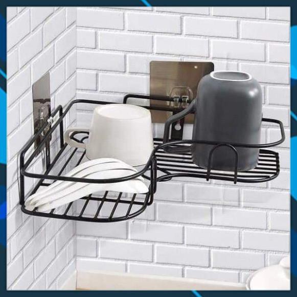 [SIÊU RẺ] Kệ Sắt Dán Góc Tường Nhà Tắm , Nhà Vệ Sinh, Nhà Bếp Đa Năng | BigBuy360 - bigbuy360.vn
