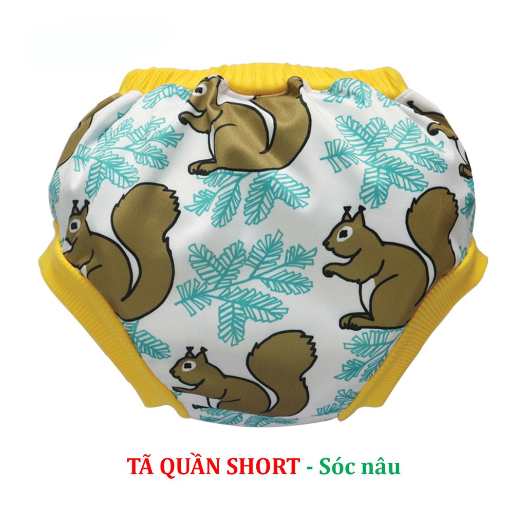 [MẪU MỚI] Tã bỉm vải BabyCute Quần short size M (8-16kg) cho bé mặc ngày và đêm - Giao mẫu ngẫu nhiên