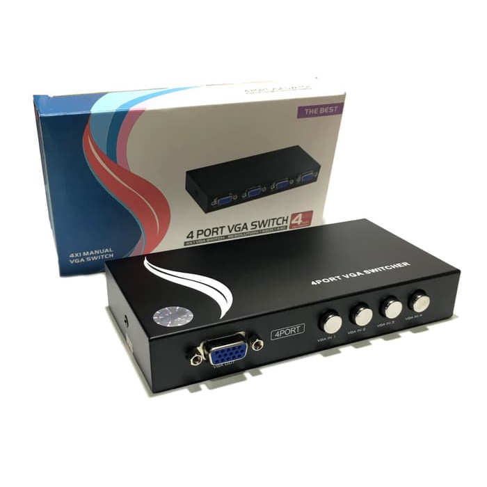 Bộ Chuyển Đổi Vga 4 Cổng Vào 1 Đầu Ra Grc-vg-sw41m | BigBuy360 - bigbuy360.vn