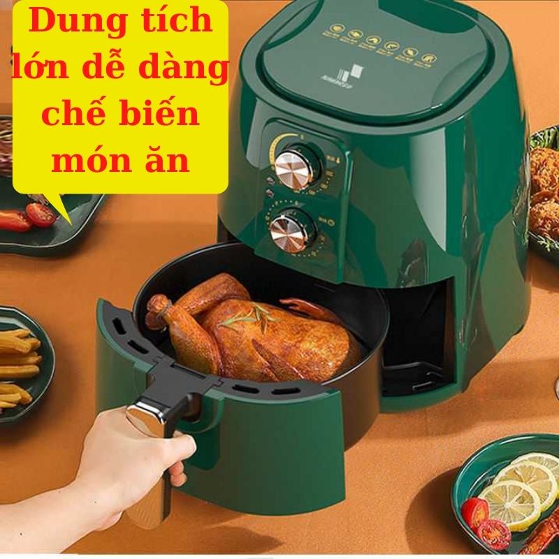 Nồi Chiên Không Dầu Calmel 7L Dung Tích Lớn Nhiều Tiện Ích Nồi Chiên Đa Năng Thuận Tiện Nấu Ăn