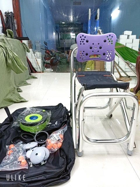 ghế câu đài địa hình ghế chất liêu inox siêu khoẻ y hình