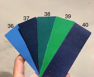 Phôi đồng hồ da Epsom Pháp (bảng màu 21-40)