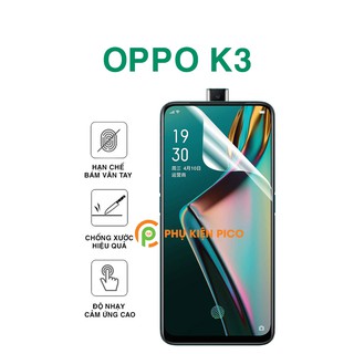 Dán màn hình Oppo K3 full màn dẻo trong suốt PPF tự phục hồi vết xước - Dán dẻo Oppo K3