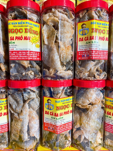 Da Cá BaSa Phô Mai ( ăn liền ) là món ăn ngon của shop Đặc Sản Biển Phan Thiết NGỌC DŨNG; Hộp 200 gram. HSD 12 tháng