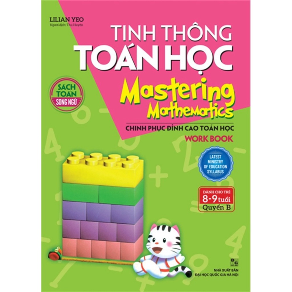 [TIEMSACHTO] Sách - Tinh Thông Toán Học - Mastering Mathematics - Dành Cho Trẻ 8-9 Tuổi - Quyển B (SM-0687)