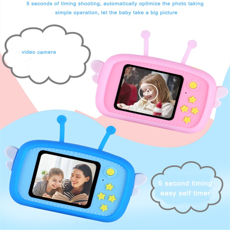Máy ảnh kỹ thuật số Mini 12MP 32g hình gấu/ ong dễ thương cho bé | BigBuy360 - bigbuy360.vn