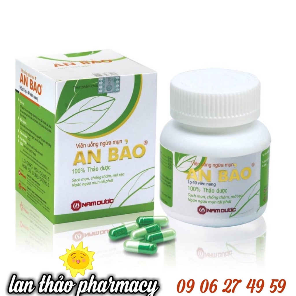 VIÊN UỐNG NGỪA MỤN AN BẢO LỌ 30 VIÊN