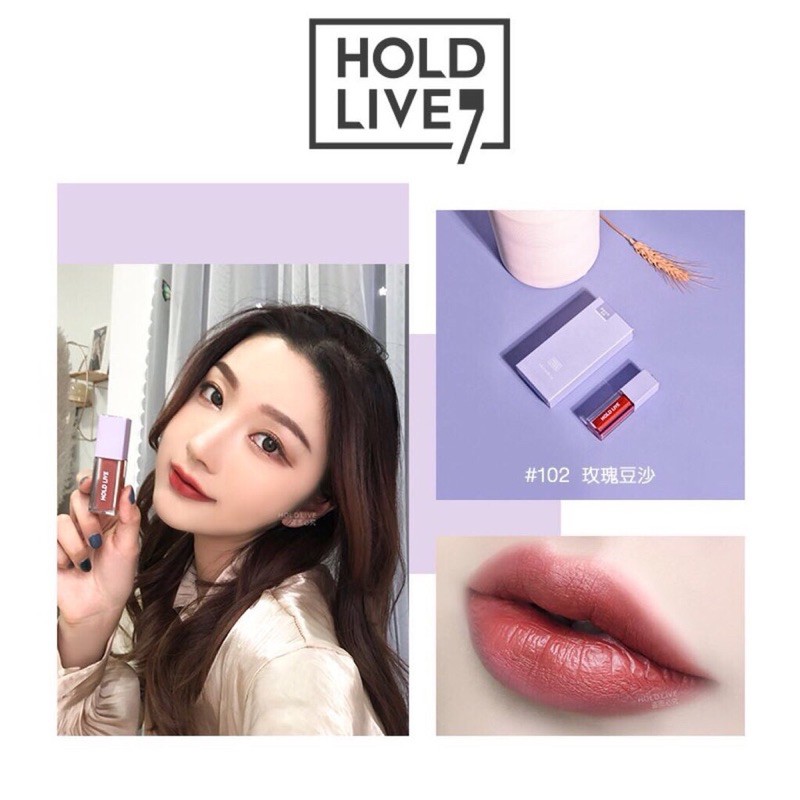 Son kem Hold Live Star-Charm Velvet Matte Lip nắp đính đá