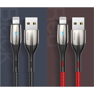 [CHÍNH HÃNG] Cáp Sạc Nhanh 18W Baseus Baseus Horizontal Data Cho Iphone ✔Có Đèn Báo