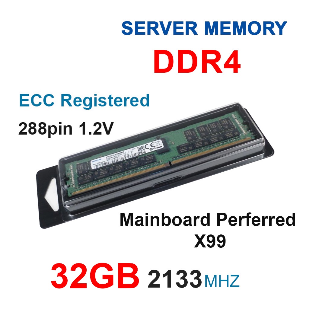 Ram máy chủ SERVER 32GB DDR4 2133MHz ECC REG