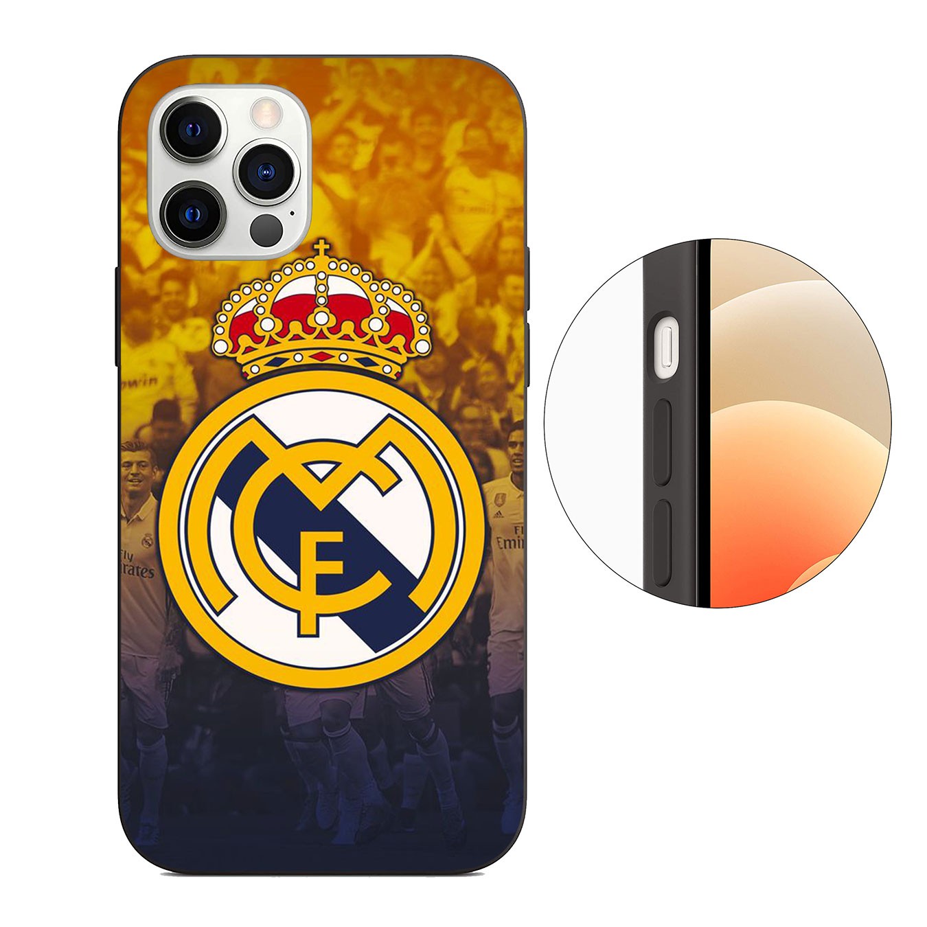 Ốp điện thoại silicon hình logo CLB Real Madrid cho Samsung Galaxy A11 A31 A10 A20 A30 A50 A10S A20S A30S A50S A71 A51