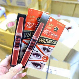Mascara nối mi 2 đầu không thấm nước Sivanna Super Model 5x Long 4.5g
