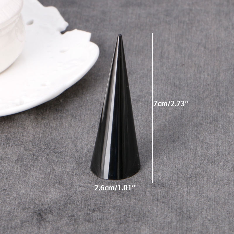 Dụng cụ trưng bày nhẫn hình nón bằng chất liệu acrylic trong suốt