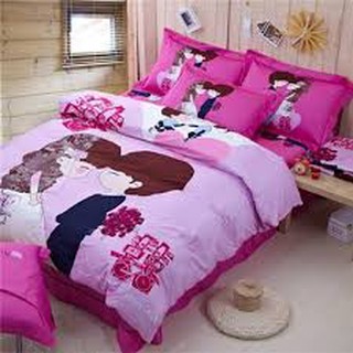 Bộ Chăn Ga Gối Cotton Hàn