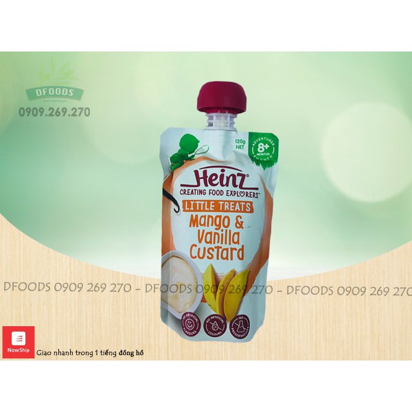 Váng Heinz Custard vị Hoa quả Úc date 2023