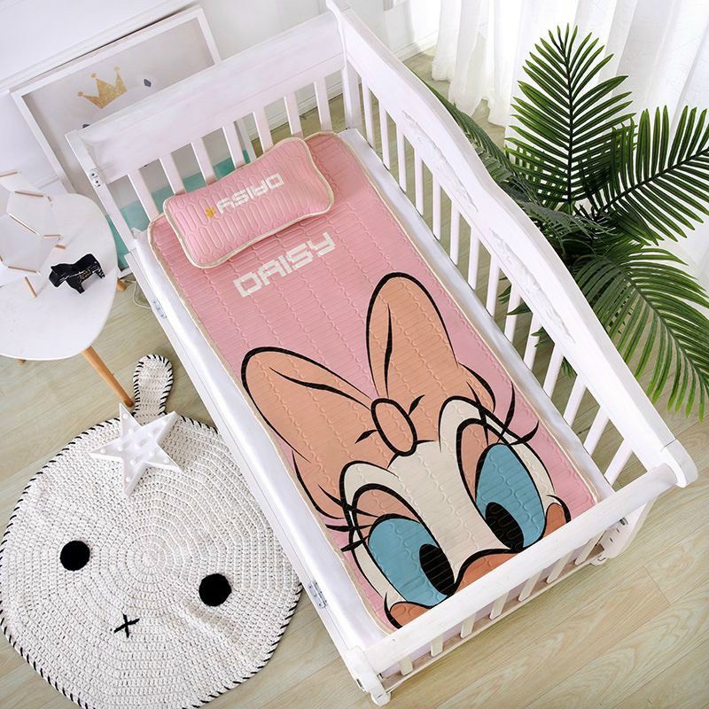 Chiếu Điều Hoà Cao Su Non Tặng Kèm Gối Cho Bé In Hình 5D Actutebaby