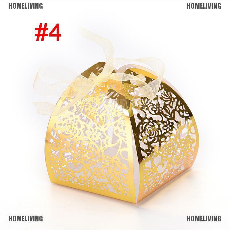 Set 50 Hộp Đựng Kẹo Cưới Hình Bươm Bướm