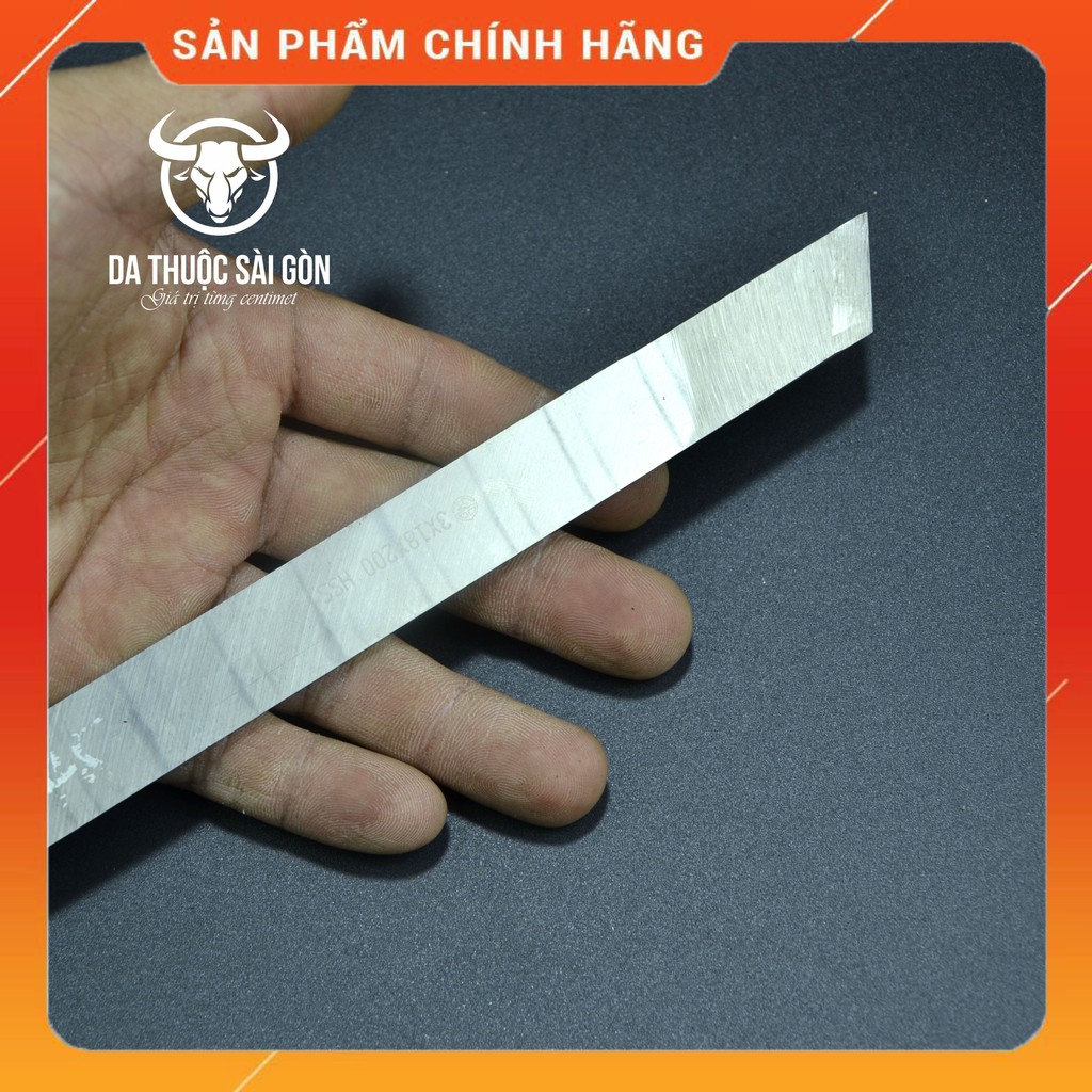 Dao lạng da thuộc bằng thép gió loại nhỏ - Dụng cụ làm ví da handamde - Da Thuộc Sài Gòn