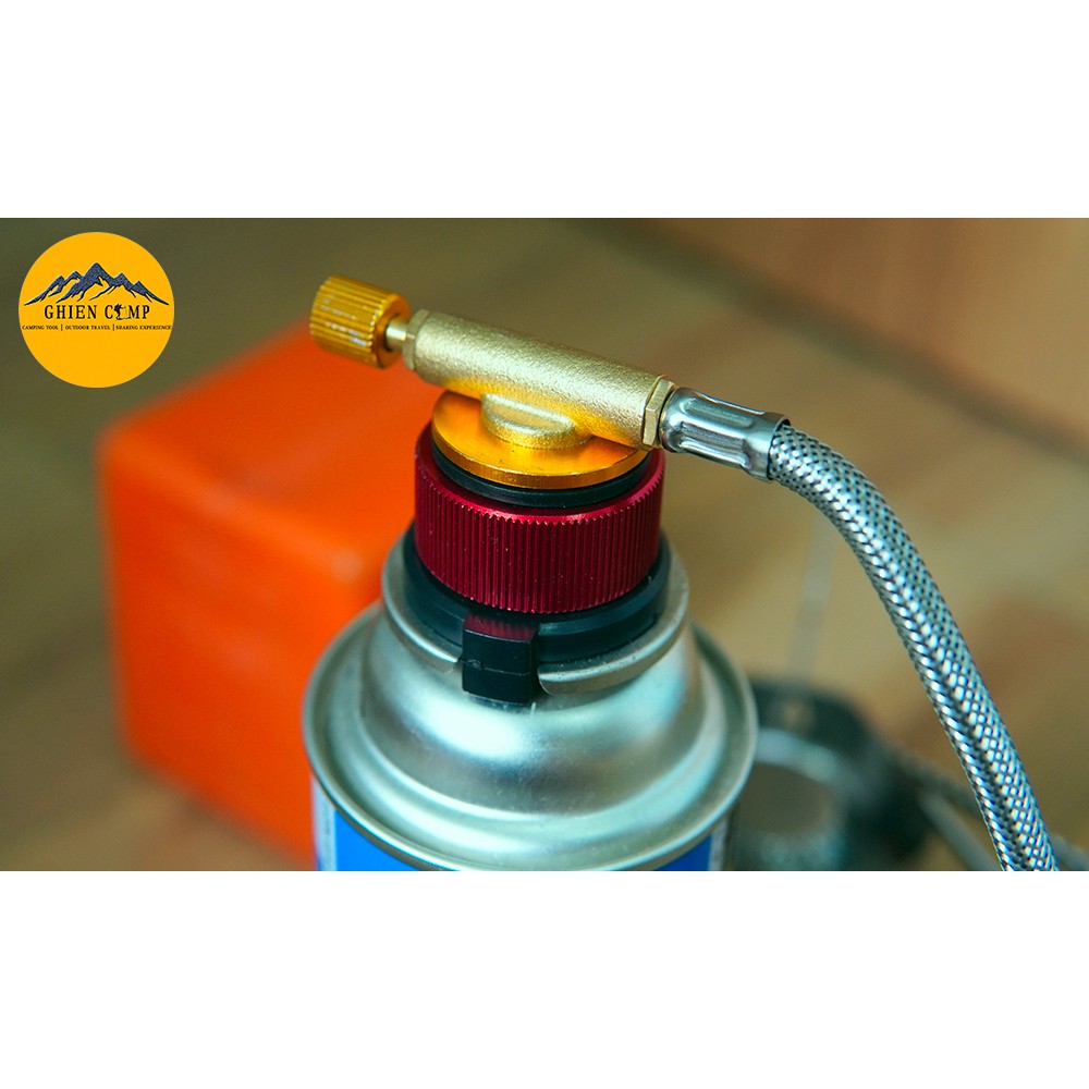 Bếp Gas Cắm Trại Mini Searock-BG02 Inox Chống Gỉ Loại Tốt Kèm Đầu Chuyển | BigBuy360 - bigbuy360.vn