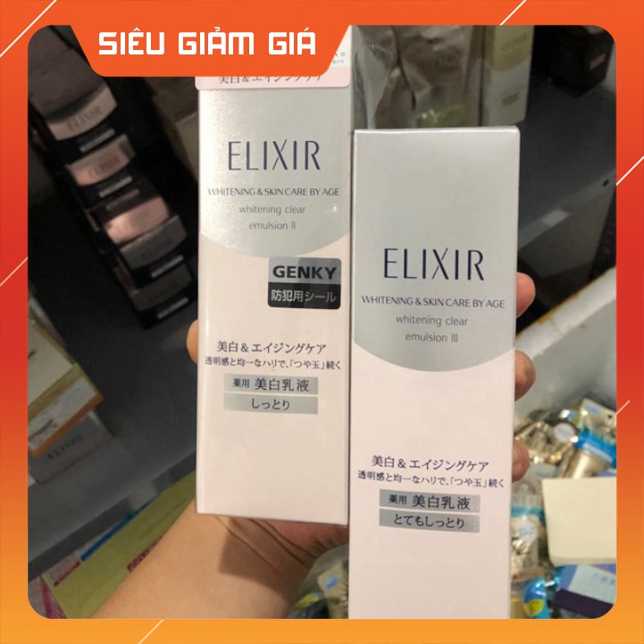 Sữa dưỡng Elixir trắng da và chống lão hoá