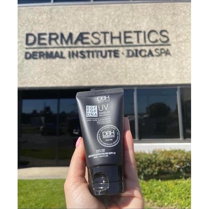 Kem chống nắng DBH Dermaesthetics Spf47 PA+++ 60ml Mẫu Mới