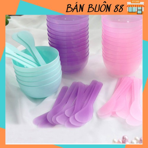 ❌BÁN SỈ❌ Bát trộn mặt nạ - thìa trộn mặt nạ làm mỹ phẩm Handmade 88134 Shop Giang Phạm