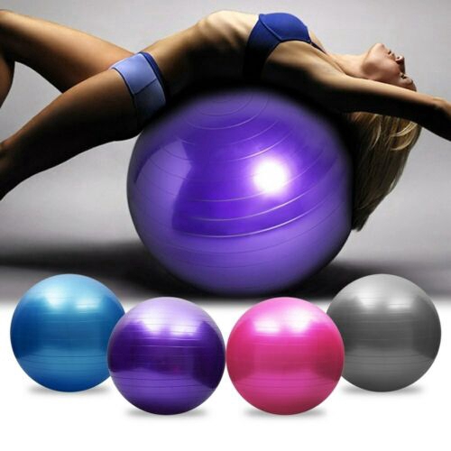 Exercise Pilates Workout Massage Sports Yoga Balls/ Bola Pilates Fitness Gym Balance Fitball/ Air + Airlocks &amp; Quick Pump Included