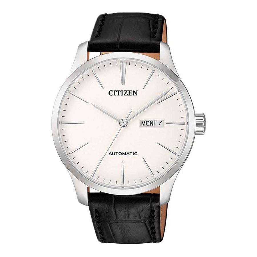 Đồng Hồ Nam Citizen Dây Da NH8350-08B - Mặt Trắng